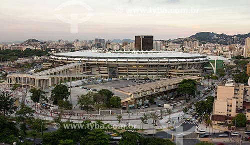  Subject: Journalist Mario Filho Stadium (1950) - also known as Maracana / Place: Maracana neighborhood - Rio de Janeiro city - Rio de Janeiro state (RJ) - Brazil / Date: 01/2014 