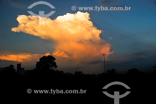  Subject: Sunset - Gloria neighborhood with the buildings of the city center in the background / Place: Gloria neighborhood - Rio de Janeiro city - Rio de Janeiro state (RJ) - Brazil / Date: 01/2014 