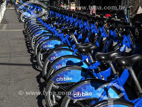  Subject: Public bicycles - for rent - of Citi Bike / Place: New York city - United States of America - North America / Date: 11/2013 