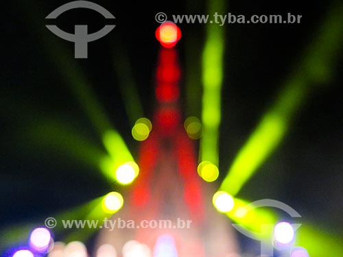  Subject: Light show - Nossa Senhora de Lourdes Church - also know as Catedral de Pedra (Cathedral of Stone) / Place: Canela city - Rio Grande do Sul state (RS) - Brazil / Date: 12/2013 