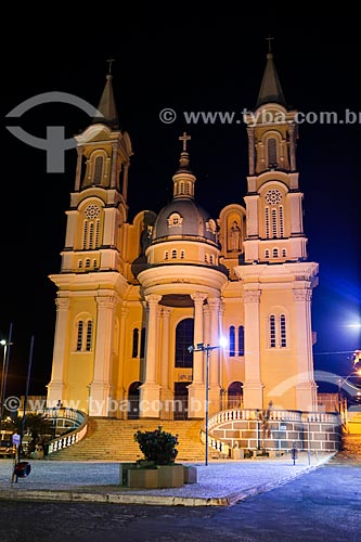  Subject: Facade of Sao Sebastiao Cathedral (1967) / Place: Ilheus city - Bahia state (BA) - Brazil / Date: 02/2014 