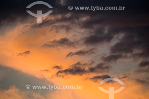  Subject: Clouds in the sky during sunset / Place: Arraial do Cabo city - Rio de Janeiro state (RJ) - Brazil / Date: 01/2014 