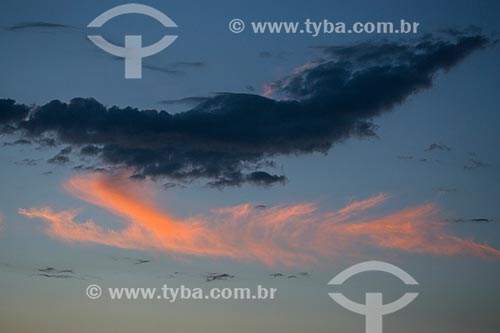  Subject: Clouds in the sky during sunset / Place: Arraial do Cabo city - Rio de Janeiro state (RJ) - Brazil / Date: 01/2014 