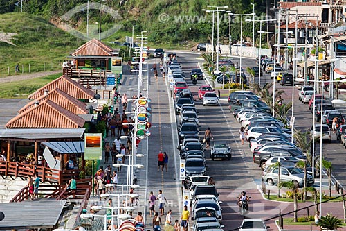  Subject: Hermes Barcelos Avenue - Grande Beach (Big Beach) waterfront / Place: Arraial do Cabo city - Rio de Janeiro state (RJ) - Brazil / Date: 01/2014 