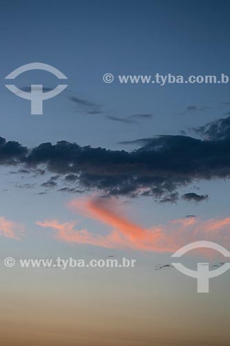  Subject: Clouds in the sky during sunset / Place: Arraial do Cabo city - Rio de Janeiro state (RJ) - Brazil / Date: 01/2014 