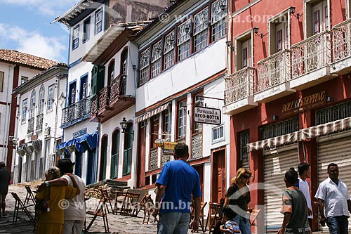  Subject: View of Quitanda Street / Place: Diamantina city - Minas Gerais state (MG) - Brazil / Date: 12/2007 