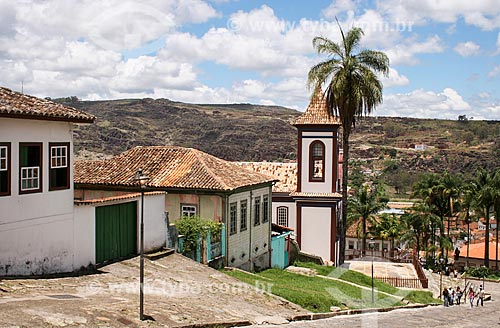 Subject: Sao Francisco Street with Sao Francisco de Assis Church in the background / Place: Diamantina city - Minas Gerais state (MG) - Brazil / Date: 12/2007 