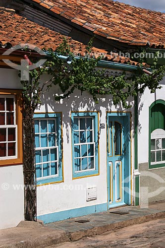  Subject: Houses of Diamantina city / Place: Diamantina city - Minas Gerais state (MG) - Brazil / Date: 12/2007 