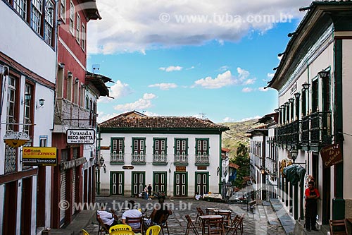  Subject: View of Quitanda Street / Place: Diamantina city - Minas Gerais state (MG) - Brazil / Date: 12/2007 