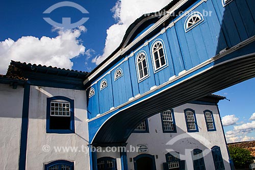  Subject: A covered footbridge (called as the Passadico) of Glory House - Located on Gloria Street / Place: Diamantina city - Minas Gerais state (MG) - Brazil / Date: 12/2007 