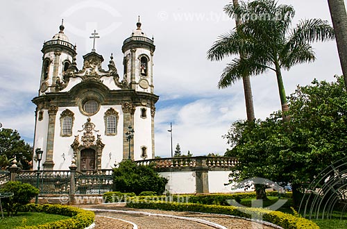  Subject: View of Sao Francisco de Assis Church / Place: Sao João del Rei city - Minas Gerais state (MG) - Brazil / Date: 12/2007 