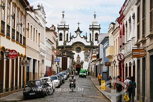  Subject: View of Nossa Senhora do Carmo Church / Place: Sao João del Rei city - Minas Gerais state (MG) - Brazil / Date: 12/2007 