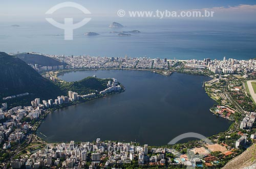  Subject: Rodrigo de Freitas Lagoon with the Natural Monument of Cagarras Island in the background / Place: Lagoa neighborhood - Rio de Janeiro city - Rio de Janeiro state (RJ) - Brazil / Date: 01/2014 