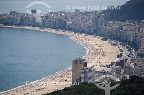  Subject: View of Leme Beach and Copacabana Beach in the background / Place: Copacabana neighborhood - Rio de Janeiro city - Rio de Janeiro state (RJ) - Brazil / Date: 01/2014 