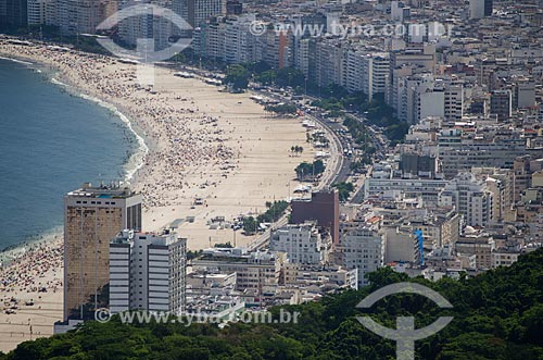  Subject: View of Leme Beach and Copacabana Beach in the background / Place: Copacabana neighborhood - Rio de Janeiro city - Rio de Janeiro state (RJ) - Brazil / Date: 01/2014 