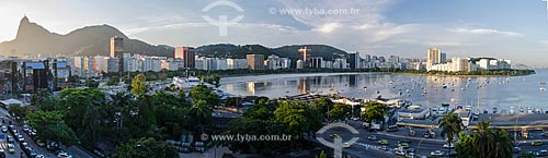  Subject: Botafogo Bay with the Christ the Redeemer in the background / Place: Botafogo neighborhood - Rio de Janeiro city - Rio de Janeiro state (RJ) - Brazil / Date: 12/2013 