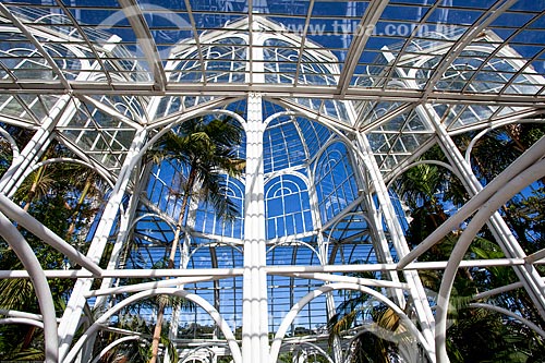  Subject: Inside of greenhouse of Curitiba Botanical Garden (Francisca Maria Garfunkel Rischbieter Botanical Garden) / Place: Jardim Botanico neighborhood - Curitiba city - Parana state (PR) - Brazil / Date: 12/2013 