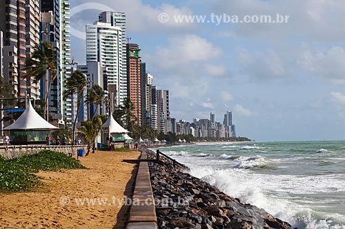 Subject: Waterfront of Boa Viagem Beach / Place: Boa Viagem neighborhood - Recife city - Pernambuco state (PE) - Brazil / Date: 11/2013 