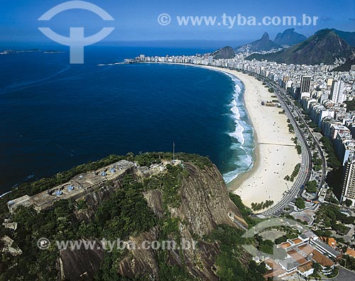  Subject: View of Duque de Caxias Fort / Place: Copacabana neighborhood - Rio de Janeiro city - Rio de Janeiro state (RJ) - Brazil / Date: 09/2007 