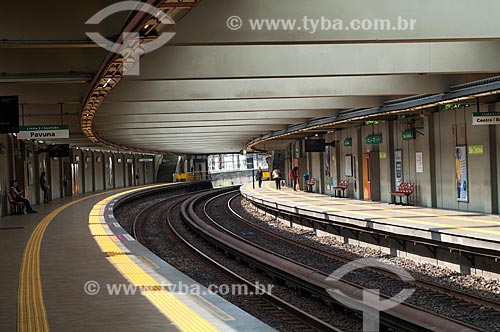  Subject: Sao Cristovao Subway Station / Place: Sao Cristovao neighborhood - Rio de Janeiro city - Rio de Janeiro state (RJ) - Brazil / Date: 06/2011 
