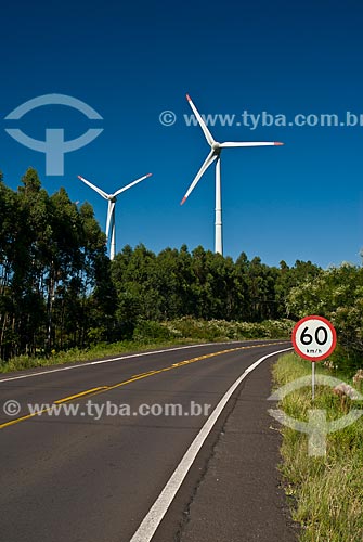  Subject: Osorio Wind Farm and RS-030 Road / Place: Osorio city - Rio Grande do Sul state (RS) - Brazil / Date: 03/2012 