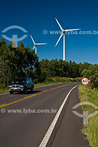  Subject: Osorio Wind Farm and RS-030 Road / Place: Osorio city - Rio Grande do Sul state (RS) - Brazil / Date: 03/2012 