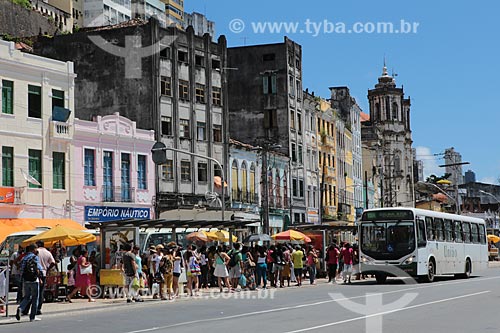  Subject: Bus station in Belgica Street - Low City / Place: Salvador city - Bahia state (BA) - Brazil / Date: 02/2014 