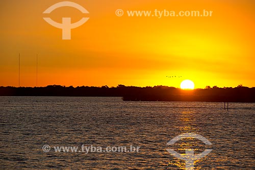  Subject: Sunset - Guaiba Lake / Place: Porto Alegre city - Rio Grande do Sul state (RS) - Brazil / Date: 04/2013 