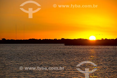  Subject: Sunset - Guaiba Lake / Place: Porto Alegre city - Rio Grande do Sul state (RS) - Brazil / Date: 04/2013 