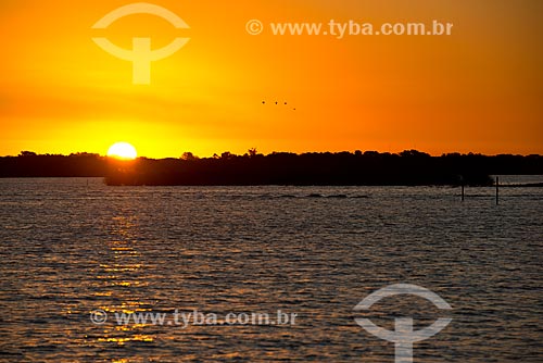  Subject: Sunset - Guaiba Lake / Place: Porto Alegre city - Rio Grande do Sul state (RS) - Brazil / Date: 04/2013 