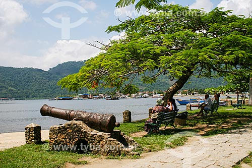  Subject: Cannon pointed to the Paraty bay / Place: Paraty city - Rio de Janeiro state (RJ) - Brazil / Date: 12/2007 