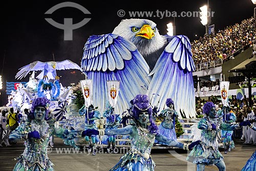  Subject: Parade of Gremio Recreativo Escola de Samba Portela Samba School - Floats - Plot in 2014 - A river of sea to sea: from Valongo the glory of Sao Sebastiao / Place: Rio de Janeiro city - Rio de Janeiro state (RJ) - Brazil / Date: 03/2014 