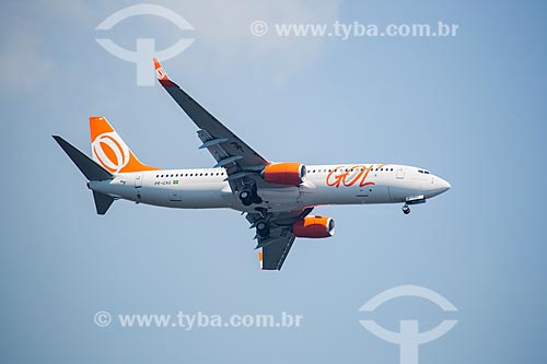  Subject: Airplane of GOL - Intelligent Airlines - flying over Rio de Janeiro / Place: Rio de Janeiro city - Rio de Janeiro state (RJ) - Brazil / Date: 01/2014 