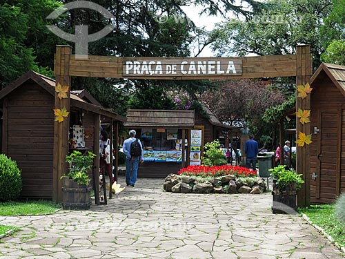  Subject: Entrance of Joao Correa Square - also know as Canela Square / Place: Canela city - Rio Grande do Sul state (RS) - Brazil / Date: 02/2014 