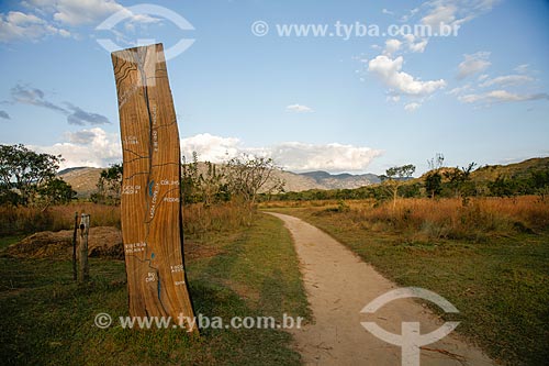 Subject: Signpost - Serra do Cipo National Park / Place: Santana do Riacho city - Minas Gerais state (MG) - Brazil / Date: 06/2009 
