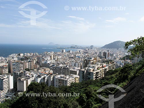  View of Copacabana neighborhood from Sao Joao Hill  - Rio de Janeiro city - Rio de Janeiro state (RJ) - Brazil