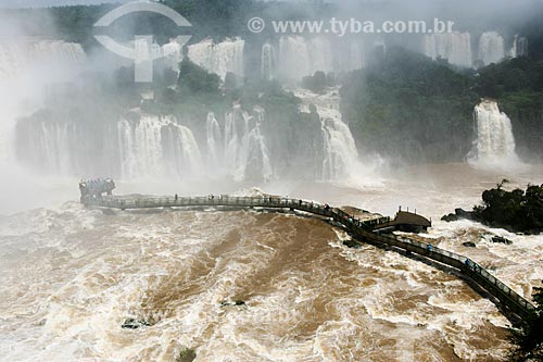  View of waterfalls - Iguassu National Park  - Foz do Iguacu city - Parana state (PR) - Brazil