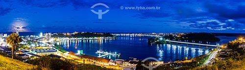  Subject: Pontal Bay viewed from Conquista Belvedere / Place: Ilheus city - Bahia state (BA) - Brazil / Date: 02/2014 