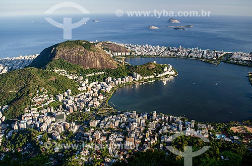  Subject: Rodrigo de Freitas Lagoon with the Natural Monument of Cagarras Island in the background / Place: Lagoa neighborhood - Rio de Janeiro city - Rio de Janeiro state (RJ) - Brazil / Date: 03/2014 