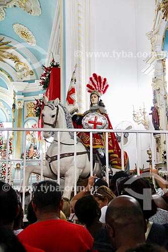  Subject: Mass at Sao Jorge Day - Sao Jorge Church / Place: City center neighborhood - Rio de Janeiro city - Rio de Janeiro state (RJ) - Brazil / Date: 04/2014 