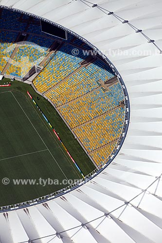  Subject: Aerial photo of Journalist Mario Filho Stadium (1950) - also known as Maracana / Place: Maracana neighborhood - Rio de Janeiro city - Rio de Janeiro state (RJ) - Brazil / Date: 02/2014 
