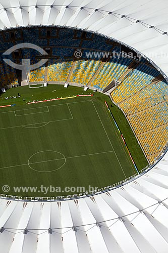  Subject: Aerial photo of Journalist Mario Filho Stadium (1950) - also known as Maracana / Place: Maracana neighborhood - Rio de Janeiro city - Rio de Janeiro state (RJ) - Brazil / Date: 02/2014 