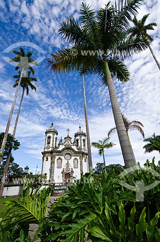  Subject: View of Sao Francisco de Assis Church / Place: Sao Joao Del Rei city - Minas Gerais state (MG) - Brazil / Date: 06/2012 