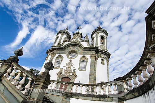  Subject: View of Sao Francisco de Assis Church / Place: Sao Joao Del Rei city - Minas Gerais state (MG) - Brazil / Date: 06/2012 
