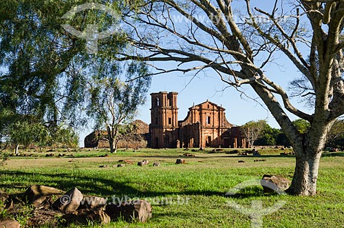  Subject: Ruins of Sao Miguel das Missoes Church -Archaeological Site of Sao Miguel Arcanjo / Place: Sao Miguel das Missoes city - Rio Grande do Sul state (RS) - Brazil / Date: 06/2012 