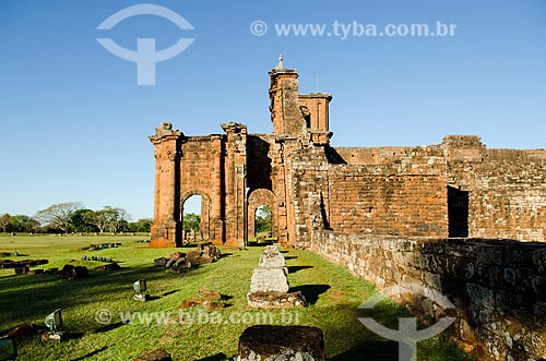  Subject: Ruins of Sao Miguel das Missoes Church -Archaeological Site of Sao Miguel Arcanjo / Place: Sao Miguel das Missoes city - Rio Grande do Sul state (RS) - Brazil / Date: 06/2012 