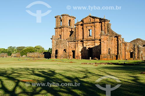  Subject: Ruins of Sao Miguel das Missoes Church -Archaeological Site of Sao Miguel Arcanjo / Place: Sao Miguel das Missoes city - Rio Grande do Sul state (RS) - Brazil / Date: 06/2012 