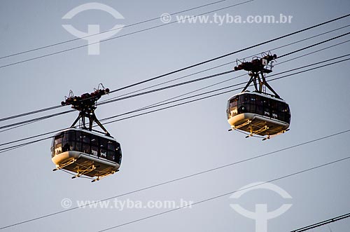  Subject: Detail of cable car of Sugar Loaf / Place: Urca neighborhood - Rio de Janeiro city - Rio de Janeiro state (RJ) - Brazil / Date: 03/2014 