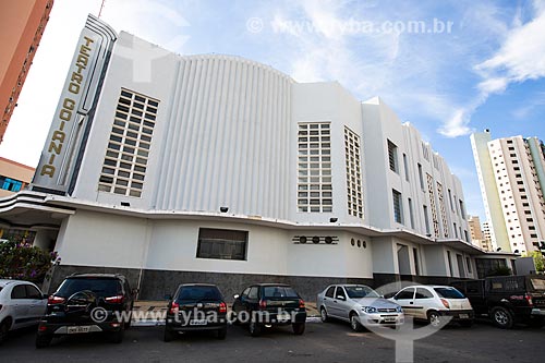  Subject: Side facade of Cine-Teatro Goiania (1942) / Place: Goiania city - Goias state (GO) - Brazil / Date: 05/2014 