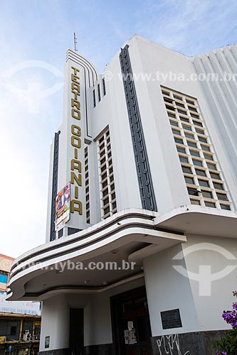  Subject: Facade of Cine-Teatro Goiania (1942) / Place: Goiania city - Goias state (GO) - Brazil / Date: 05/2014 